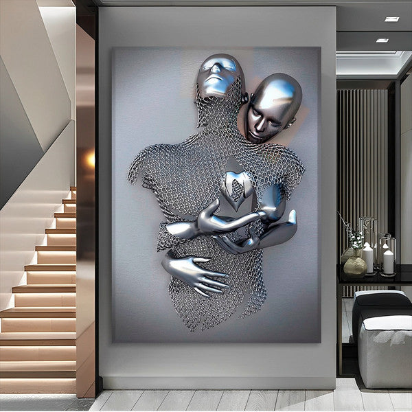 Quadro Amor Futurista - Leman Decor