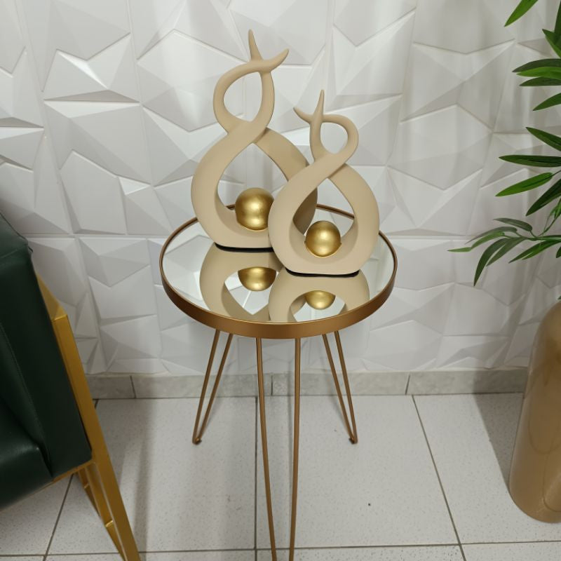 Escultura Abstrata Elegance - Leman Decor